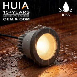 IP65 Waterproof Aluminum 9W Dimmable Led Downlight COB CRI 92 Recessed Ceiling Light For Bathroom