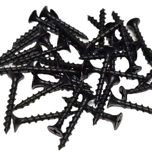 3.5mm 25mm Black Bugle Head Plasterboard Screw Drywall Screw for Gypsum Board