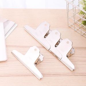 Deli 9534 Metal Strong Clip Loose-leaf Clip Mountain Iron Ticket Clip High Quality