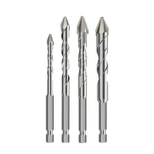 Multi-Function Multipurpose CR Huhao Triangle Edge Hex Shank Drill Bits for Tile/Glass/Marble-99-123mm