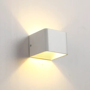 Modern Cube Aluminum Led Wall Lamp Water Proof for Indoor/Outdoor Use in Home Hotel Garden Decoration