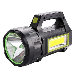 Professional Supplier Abs Plastic Solar Powered Charging Strong Light Handheld Led Searchlight