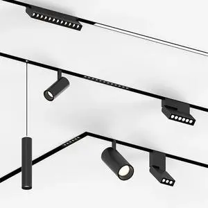 12W 25W 40W Modern Aluminum Magnetic Track Light System LED Linear Light with AC85-265V Input