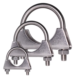 Performance Exhaust Pipe Muffler U-bolt Clamps