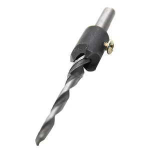 1/4'' 6.35mm High Speed Steel Drilling Chamfer Screw Integrated Bit Tool Woodworking Countersunk Bit for Screw Installation