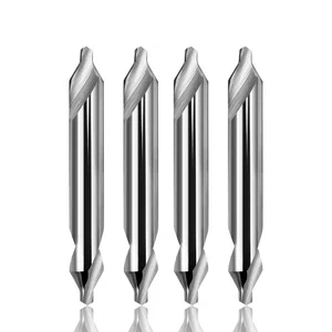 Hot Sale Center Drill 3~20mm 2 Flutes Cemented Carbide Lathe Center Drill for Metal