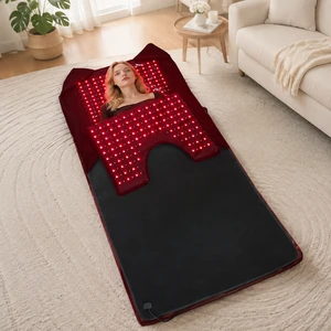180*60cm Full Body Red Light Therapy Sleeping Bag 660nm 850nm Dual Wavelength LED Light Therapy Device OEM Manufacturer