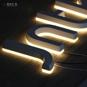 Custom Premium High End Mini Acrylic LED Lighted Text Advertising Boards for Hospitals DC 12V Powered Manual Push Button Control