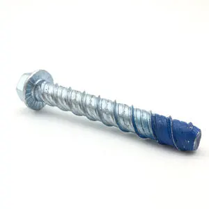 Heavy Duty Hex Head Galvanized Zinc Plated Self-Drilling Concrete Screw Anchor Premium Concrete Anchors