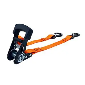 Ratchet Tie Lashing Strap 1inch Working Load 1760 LBS Break Strength Polyester GS/TUV Certified S-Hooks Cargo Straps Easylifting