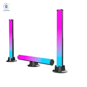 Wholesale Modern Black ABS App Control Gaming Room RGB LED Music Lights for Home Atmosphere Decoration
