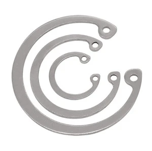 Metal Stainless Steel 304 A2 Clip Retaining Rings Bores Shafts DIN 472