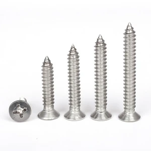 High-quality Polished and Galvanized Countersunk Self-tapping Screws