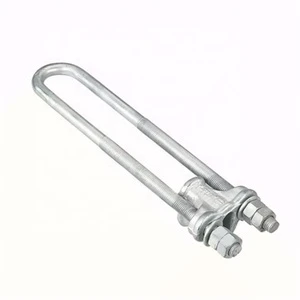 Factory Directly Sliver Hot Dip-galvanized Steel Adjustable UT Wedge Clamp Outdoor