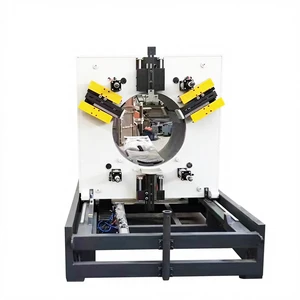 New Fully Automatic Hydraulic Pipe Cutting Machine with 380V Three-Phase Motor for HDPE Double Wall Corrugated Pipe