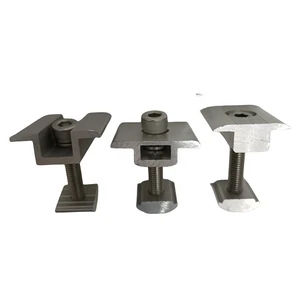 YZ Solar Panel End Clamps Aluminium Mid Clamp Metal Clip Solar Mounting Accessories Premium Quality YZ-R04 25-Year Warranty