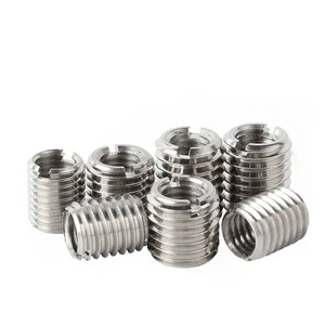 Stainless Steel Slotted Threaded Insert Bushing