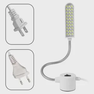 Industrial 1W 3W LED Light Portable Magnetic Goose Neck Work Light Flexible Pendant for Sewing Machine Strong Indoor Lighting