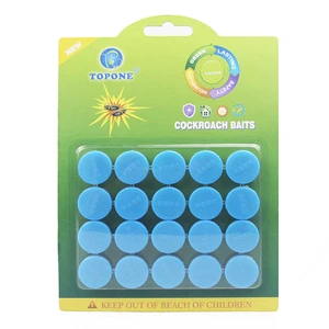 TOPONE High-Efficiency Eco-Friendly Disposable Square Cockroach Killer Baits Powder Accessories 30 Pieces Home Perimeter Use