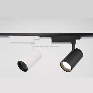 35W Track Light Modern Industrial Track Lighting 2 Wire Aluminum Cob Led Track Light Beam Angle 15/24/36 3 Years Warranty