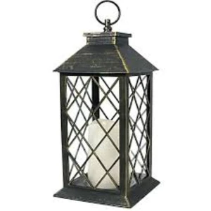Indoor Outdoor Hanging Decorative Lantern Premium Quality Metal Lantern With Flickering Flameless Candle In Economically Price
