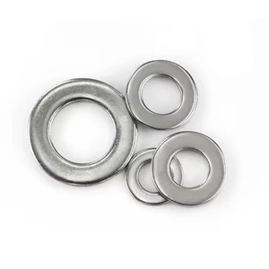 High Quality Metal Metric Stainless Steel M5 M6 M8 M10 DIN125 Plain Flat Washers for Strengthen Sealing Washer Heavy Industry