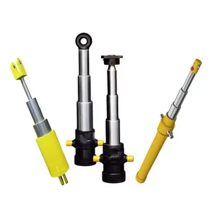 Low Cost Three Way Tipping Trailer Hydraulic Cylinder Jack 12 Ton Dump Trailer Hydraulic Telescopic Cylinder