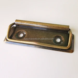 Popular in Europe America 70mm Antique Brass Bronze Vintage Clipboard Clip Flat Metal Low Profile Clamp for Restaurant Menus
