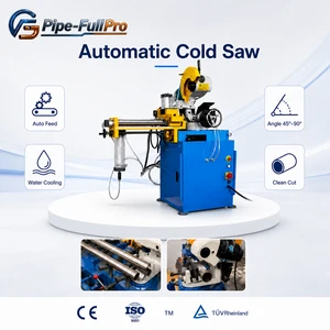 Hydraulic Pipe Cutting Machine Semi Automatic Pipe Cutting Machine for Iron Pipe and Steel Tube Metal Cutting Machinery