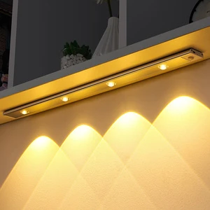 USB Charging Home Induction Lights Wireless Under Cabinet Led Light With Cat's Eye Lighting