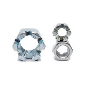 Stainless Steel Hexagon Slotted and Castle Nuts GB6178 Hexagon Slotted and Castle Nuts Hex Slot Nuts