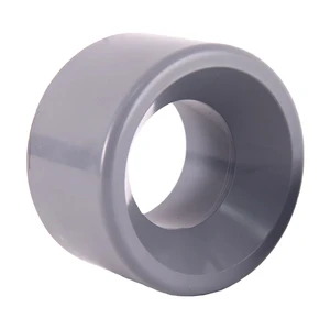 CPVC Reducing Bushing | Grey Threaded Socket Bushing Round Moulded for Industrial Plumbing DIN PN16 Sizes DN20-DN300