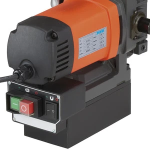 FERVI Horizontal Magnetic Base Annular Cutters TRAPANO MAGNETICO ORIZZONTALE 15500N Max Force 230V Motor 55mm Capacity 640rpm
