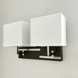 Hotel Bedroom Wall Lamp Lighting Wall Lights for Home Lighting Hotel USB Corridor Indoor 2*E26 Wall Lamp