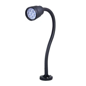 Magnetic LED Work Light with Flexible Gooseneck and Magnetic Base, Magnetic LED Lamp for Workshop, Lathe, Sewing Machine, Grill