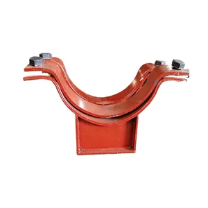 Made In China Bolt-Type Pipe Clamp Support Bracket OEM Hot-Dip Galvanized Stainless Steel Mounting, Heavy-Duty Industrial Grade