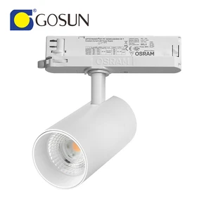 15.8USD GOSUN HIGH LUMEN Anti-glare 3 Phase 20W LED Track Light With 5 Years Warranty