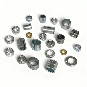 Honoble High Strength Stainless Steel Polished Knurled Bushing Multi-Size Slotted Sleeve Inch Thread Inserts Machinery Precision