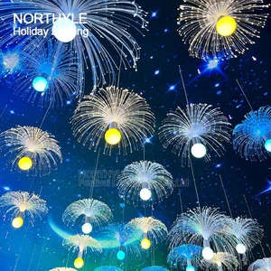 LED Fiber Optic Lights Christmas Ornament Shopping Mall Hotel Amusement Park Aquarium Decoration Lighting DIY Outdoor