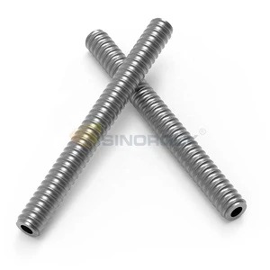 Sinorock Micropile Foundation Work SDA Rock Bolt T30 Self Drilling IBO Hollow Grouted Anchor Bar 40Cr 220-320kN 30mm