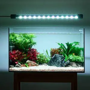 YEE Factory Wholesale Full Spectrum Aquarium Led Light Submersible Fish Tank Light Waterproof Lighting Strip With Suction Holder