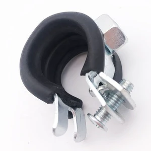 Pipe Supporting Quick Release Pipe Clamps Bracket Manufacturers M8 Rubber Pipe Clamps