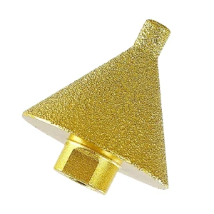 Brazed High Carbon Steel Beveling Chamfer Bit for Angle Grinders 38/50mm Countersink Drill Bits Small Bit 38mm Share Chamfer