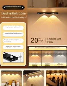 Energy Efficient LED Under Cabinet Lighting with Adjustable Brightness for Kitchen and Workspaces