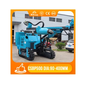 CSBP500 Crawler-Mounted DTH Drill Rig Hydraulic Deep Hole Blasting Equipment for Mining Tunneling Pump Engine Motor Core