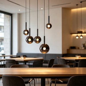 Nordic Style Interior Led Pendant Lighting For Hotel Home Decoration Glass Lamp Modern Chandelier