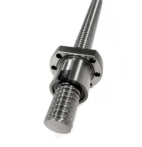 SFU3210 Ball Screw With Nut, Dia 32mm Lead 10mm C7 Rolled Precision Ball Screw For Vertical Machining And Press Equipment
