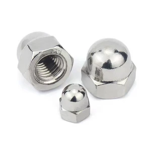 Corrosion Resistant 304 Stainless Steel Cap Nut M4-M10 Grade A2-70/A4-70 Right Hand Thread General Industry Use