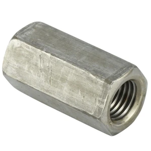 DIN 6334 Stainless Steel Hexagon Long Nut Black or Natural (M5 M6 M8 M10 M12 M16)