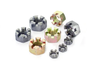 Slotted Nuts Hex Slotted Nuts Black Zinc/Zinc Nickel/Galv/Dacro ISO4032/ASME/ANSI B 18.2.2/GB6170/BS4190 OEM/ODM